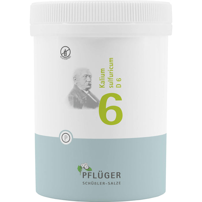 Pflüger Biochemie Nr.6 Kalium sulfuricum D6 Tabletten, 1000 St. Tabletten
