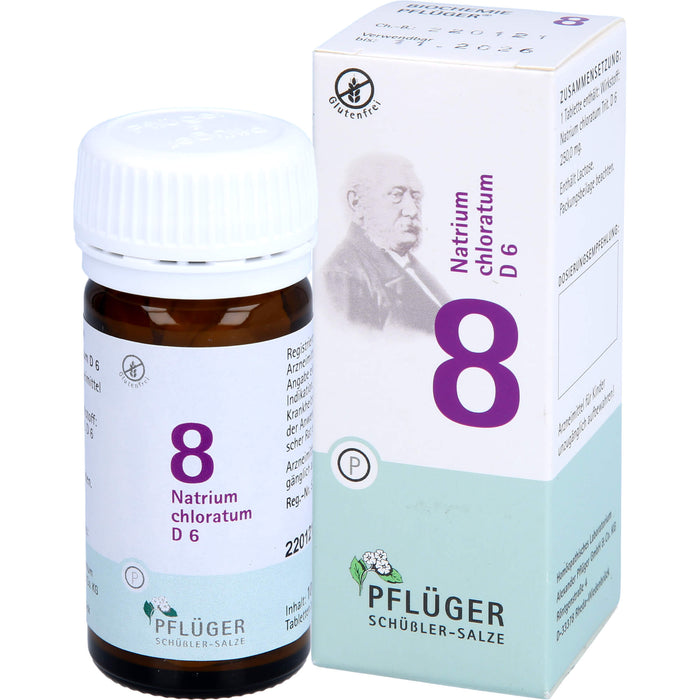Pflüger Biochemie Nr.8 Natrium chloratum D6 Tabletten, 100 St. Tabletten