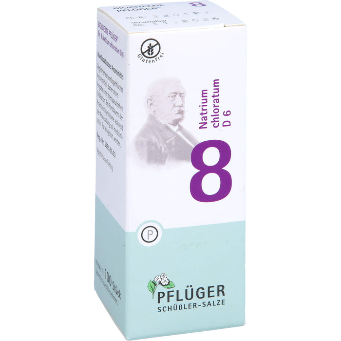 Pflüger Biochemie Nr.8 Natrium chloratum D6 Tabletten, 100 St. Tabletten