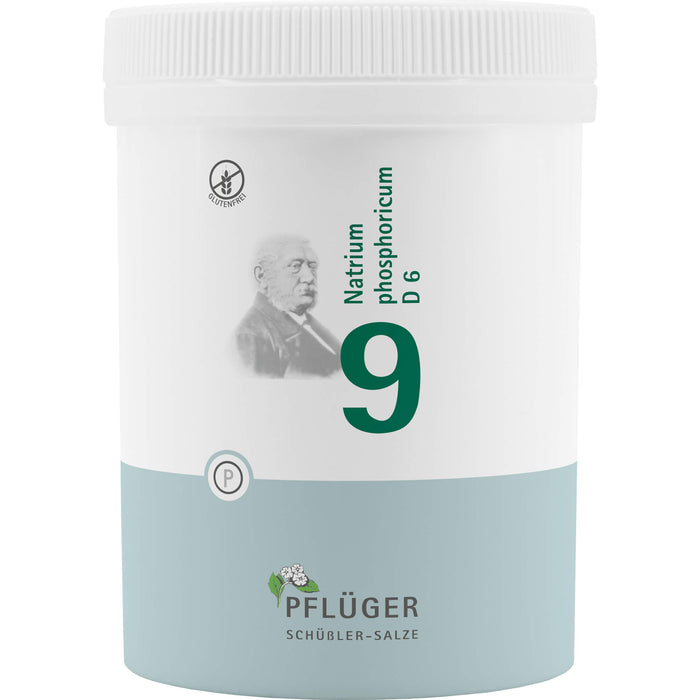 Pflüger Biochemie Nr.9 Natrium phosphoricum D6 Tabletten, 1000 St. Tabletten