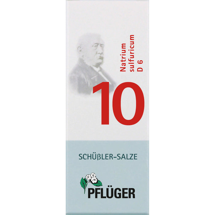 Pflüger Biochemie Nr. 10 Natrium sullfuricum D6 Tabletten, 400 St. Tabletten