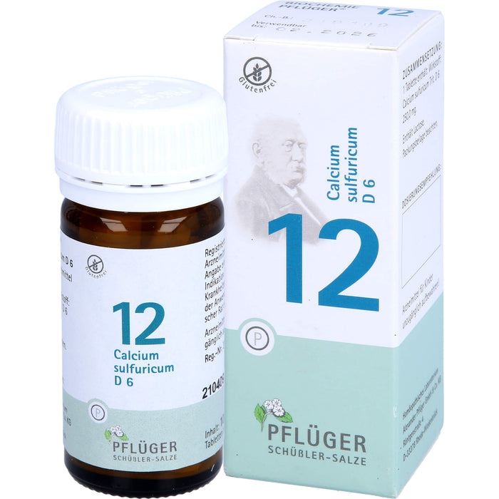 Pflüger Biochemie Nr.12 Calcium sulfuricum D6 Tabletten, 100 St. Tabletten