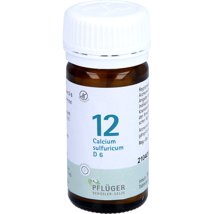 Pflüger Biochemie Nr.12 Calcium sulfuricum D6 Tabletten, 100 St. Tabletten