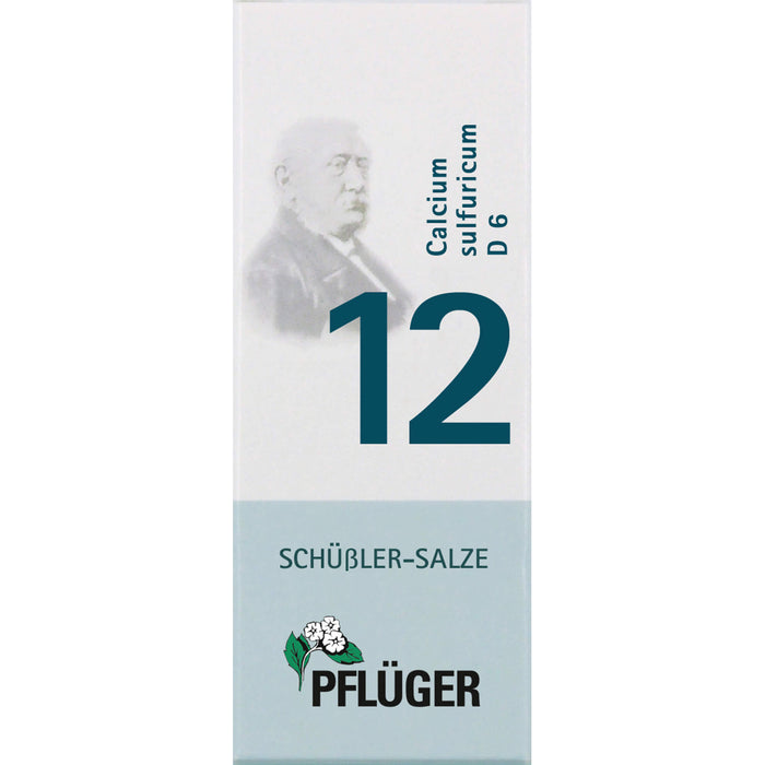 Pflüger Biochemie Nr.12 Calcium sulfuricum D6 Tabletten, 400 St. Tabletten