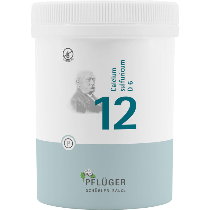 Pflüger Biochemie Nr.12 Calcium sulfuricum D6 Tabletten, 1000 St. Tabletten