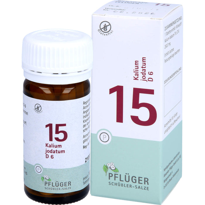 Pflüger Biochemie Nr.15 Kalium jodatum D6 Tabletten, 100 St. Tabletten