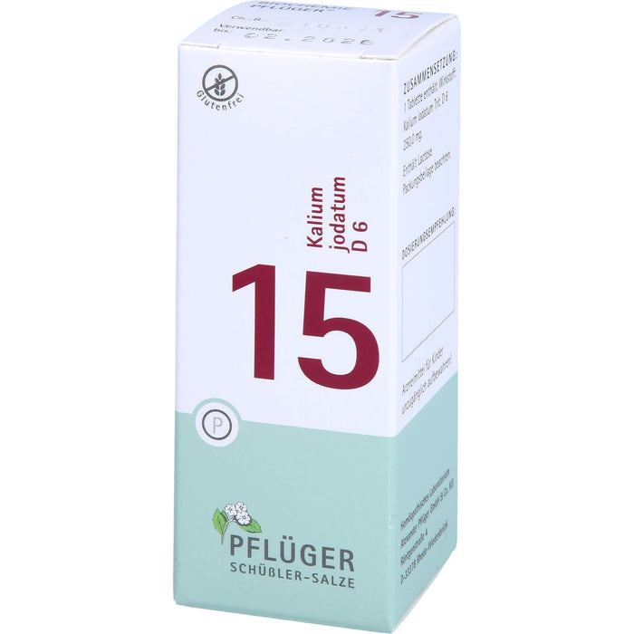 Pflüger Biochemie Nr.15 Kalium jodatum D6 Tabletten, 100 St. Tabletten