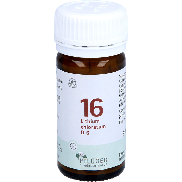 Pflüger Biochemie Nr.16 Lithium chloratum D6 Tabletten, 100 St. Tabletten