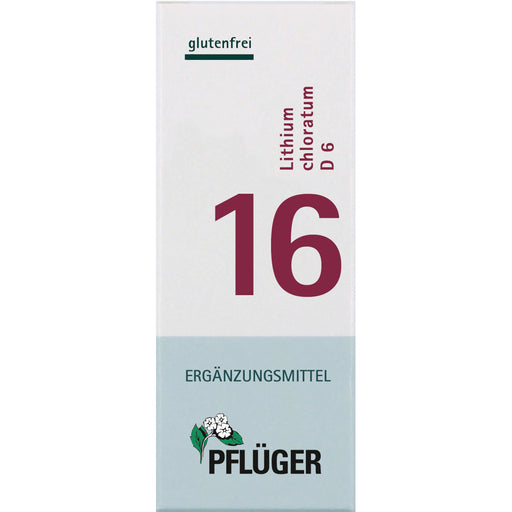 Pflüger Biochemie Nr.16 Lithium chloratum D6 Tabletten, 400 St. Tabletten