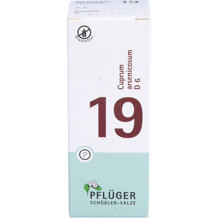 Pflüger Biochemie Nr.19 Cuprum arsenicosum D6 Tabletten, 100 St. Tabletten