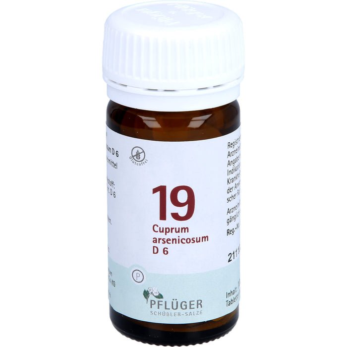 Pflüger Biochemie Nr.19 Cuprum arsenicosum D6 Tabletten, 100 St. Tabletten