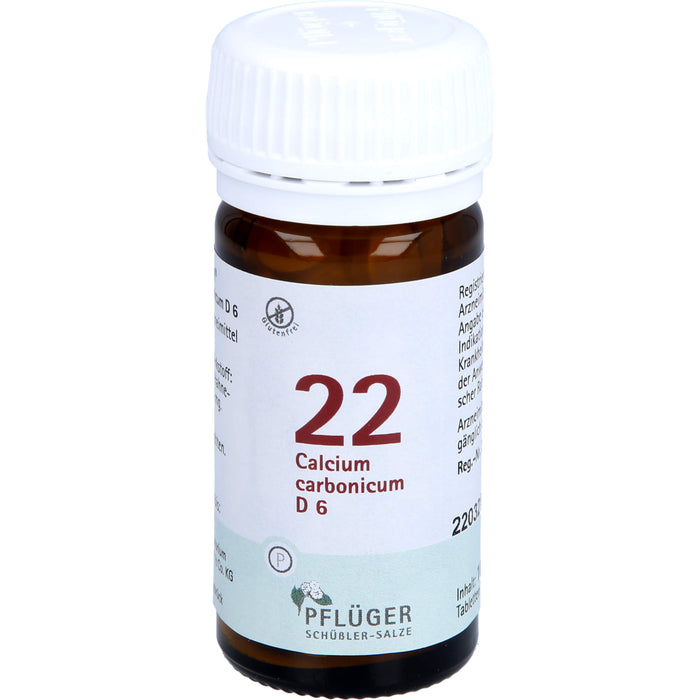 Pflüger Biochemie Nr.22 Calcium carbonicum D6 Tabletten, 100 St. Tabletten