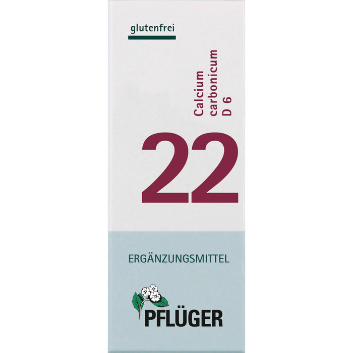 Pflüger Biochemie Nr.22 Calcium carbonicum D6 Tabletten, 400 St. Tabletten