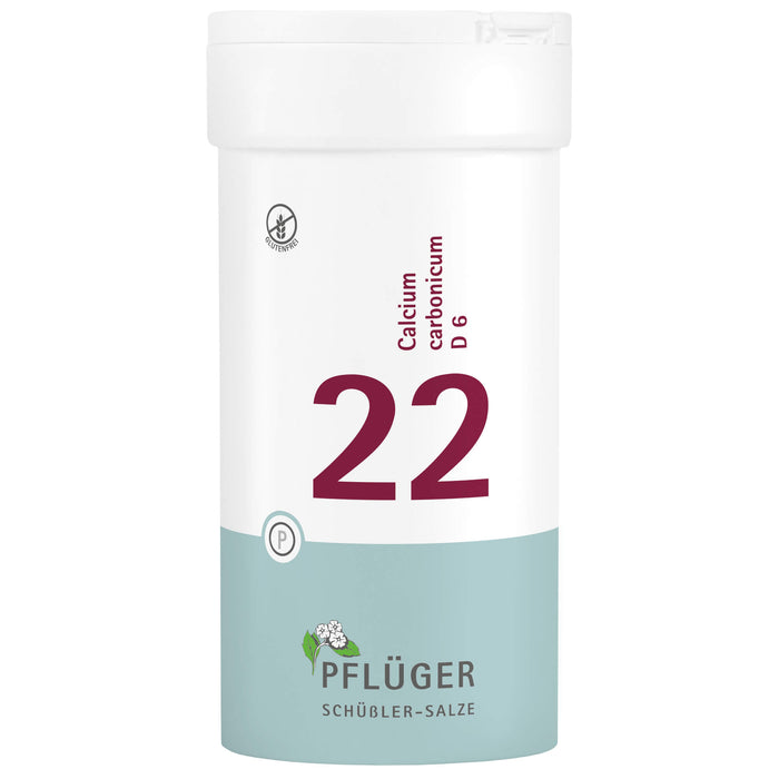 Pflüger Biochemie Nr.22 Calcium carbonicum D6 Tabletten, 400 St. Tabletten