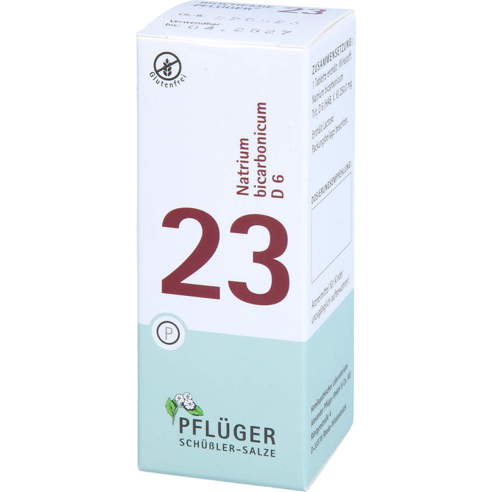 Pflüger Biochemie Nr.23 Natrium bicarbonicum D6 Tabletten, 100 St. Tabletten