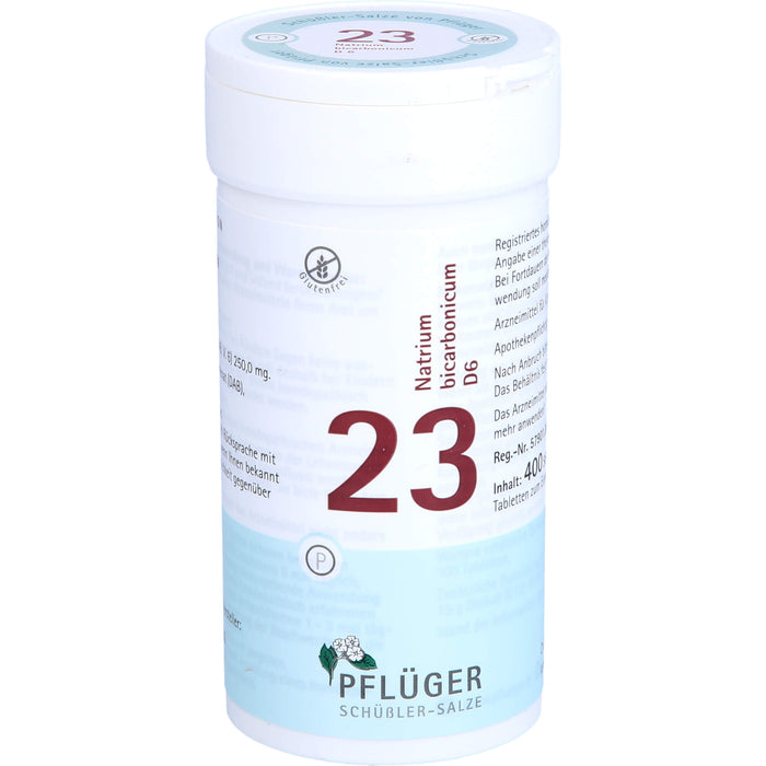 Pflüger Biochemie Nr.23 Natrium bicarbonicum D6 Tabletten, 400 St. Tabletten