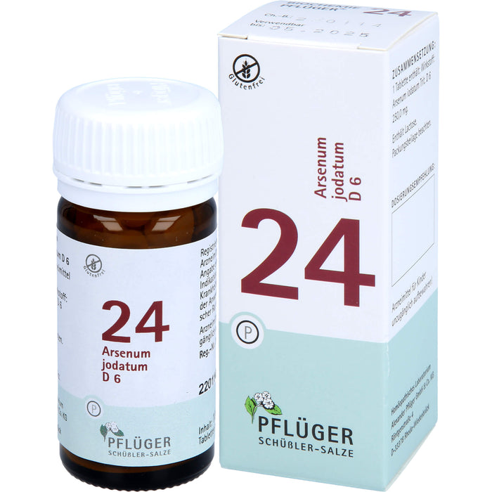 Pflüger Biochemie Nr.24 Arsenum jodatum D6 Tabletten, 100 St. Tabletten