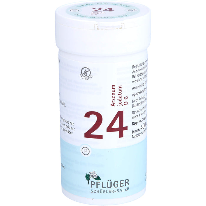 Pflüger Biochemie Nr.24 Arsenum jodatum D6 Tabletten, 400 St. Tabletten
