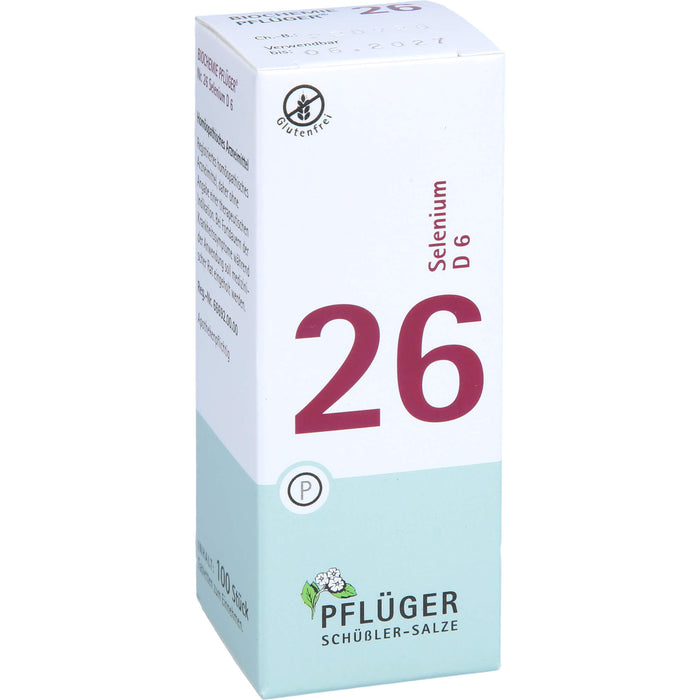 Pflüger Biochemie Nr.26 Selenium D6 Tabletten, 100 St. Tabletten