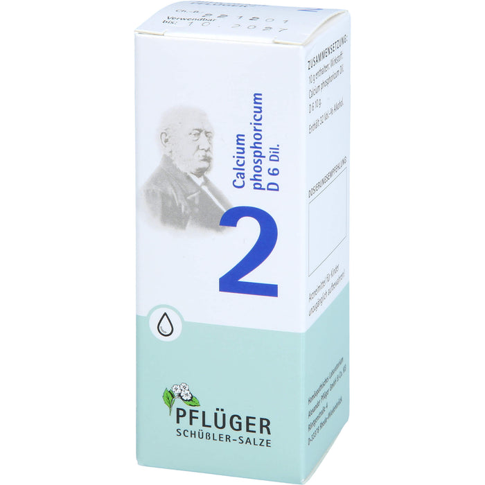 Pflüger Biochemie Nr.2 Calcium phosphoricum D6 Dilution, 30 ml Lösung