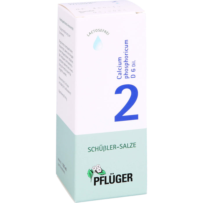 Pflüger Biochemie Nr.2 Calcium phosphoricum D6 Dilution, 100 ml Lösung