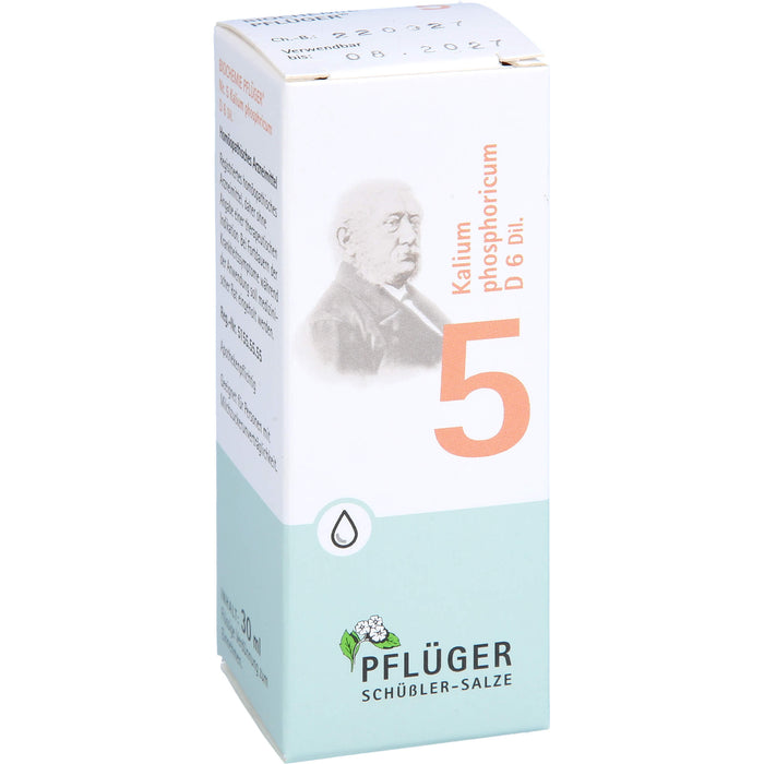 Pflüger Biochemie Nr.5 Kalium phosphoricum D6 flüssige Verdünnung, 30 ml Lösung