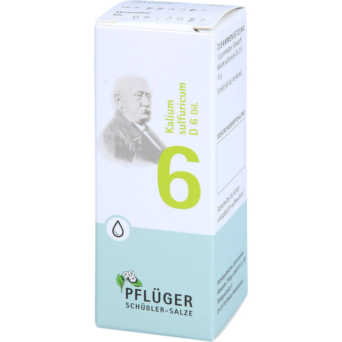 Biochemie Nr.6 Kalium sulfuricum D6 Pflüger Dil., 30 ml TRO