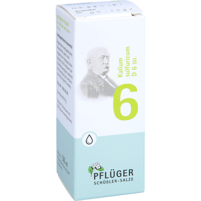 Biochemie Nr.6 Kalium sulfuricum D6 Pflüger Dil., 30 ml TRO