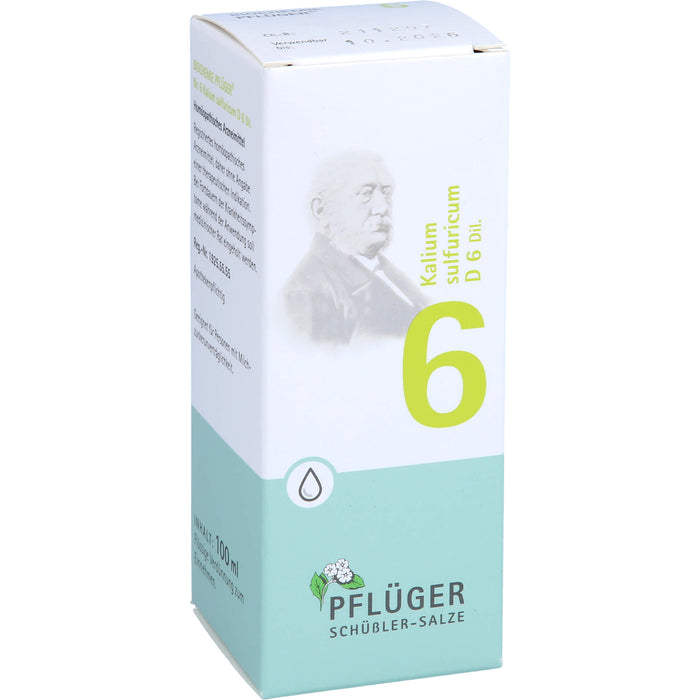 Biochemie Nr.6 Kalium sulfuricum D6 Pflüger Dil., 100 ml TRO