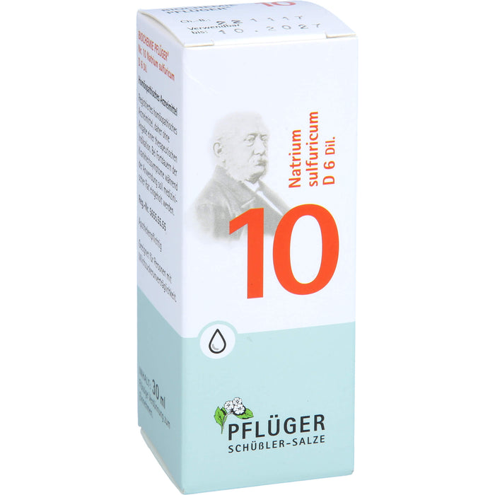 Biochemie Nr.10 Natrium sulfuricum D6 Pflüger Dil., 30 ml TRO