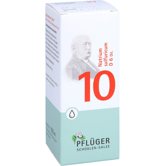 Biochemie Nr.10 Natrium sulfuricum D6 Pflüger Dil., 100 ml TRO