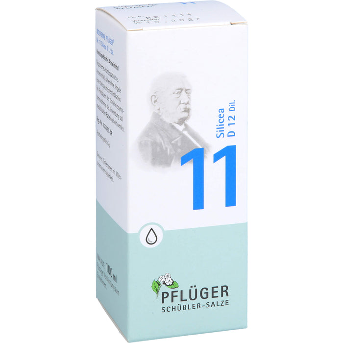 Pflüger Biochemie Nr.11 Silicea D12 Dilution, 100 ml Lösung