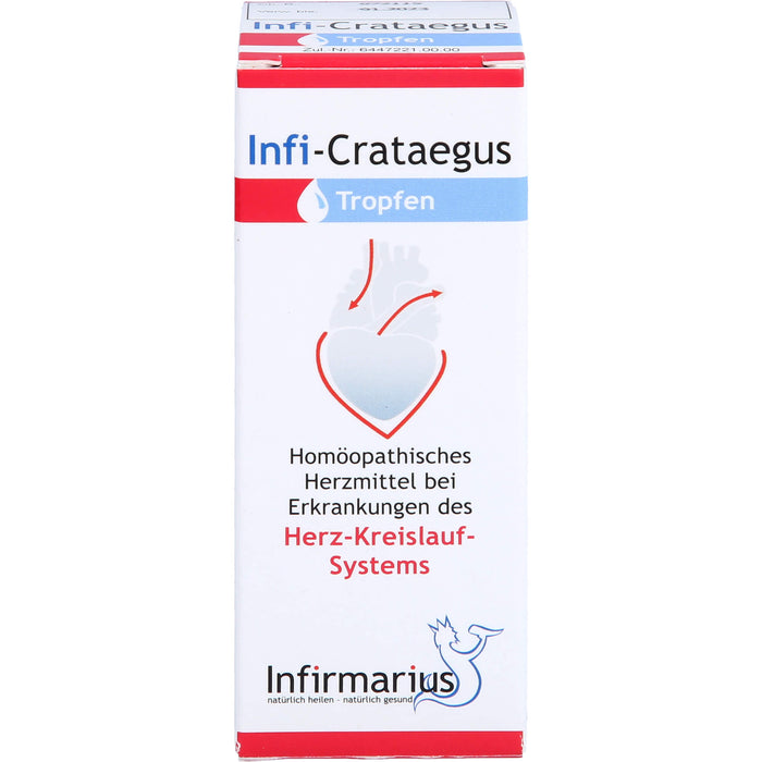 Infi Crataegus Tropfen bei Erkrankungen des Herz-Kreislauf-Systems, 50 ml Lösung