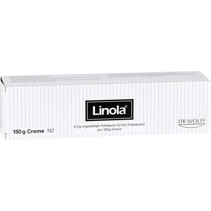 Linola Creme beruhigt, kühlt und wirkt Entzündungen ohne Cortison entgegen, 150 g Creme