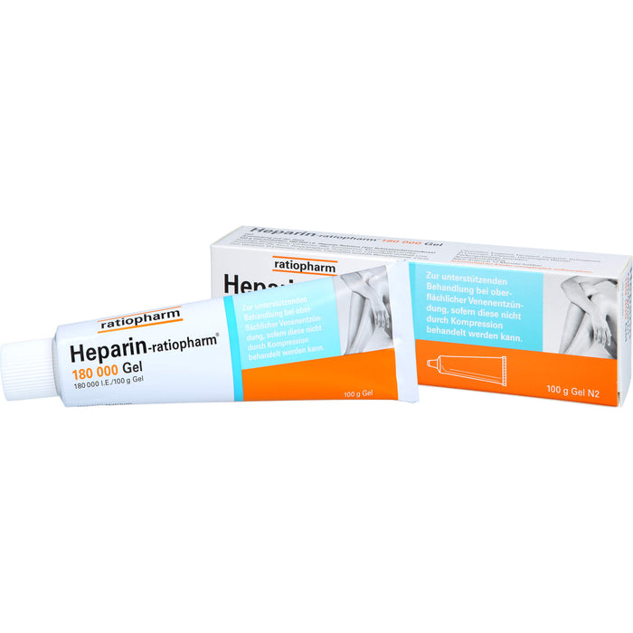 Heparin-ratiopharm 180 000 Gel, 100 g Gel