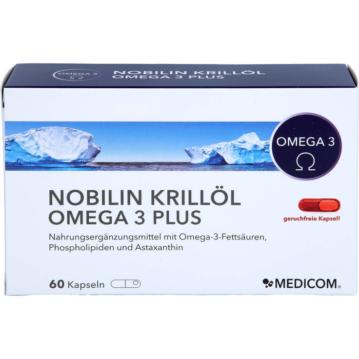 Nobilin Krillöl Omega 3 Plus, 60 St KAP