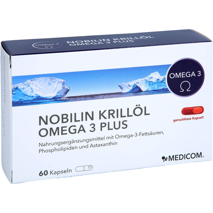 Nobilin Krillöl Omega 3 Plus, 60 St KAP