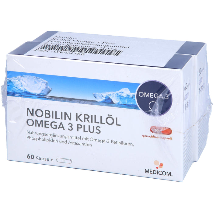Nobilin Krillöl Omega 3 Plus Kapseln, 120 St. Kapseln