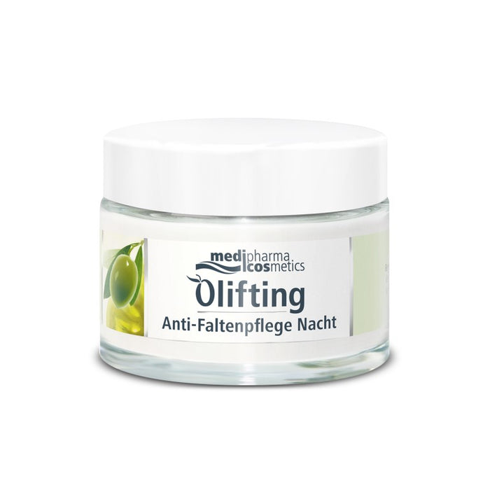 Medipharma Cosmetics Olivenöl Olifting Anti Faltenpflege Nacht, 50 ml Creme