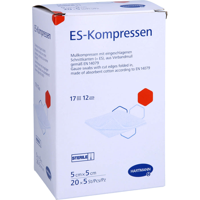 ES-Kompressen steril 5x5cm Großpackung 12fach, 20X5 St KOM