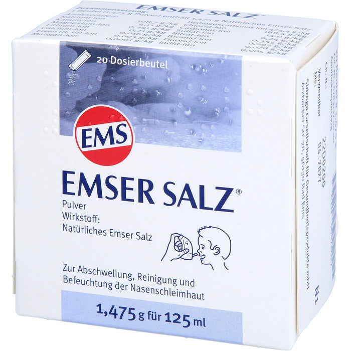EMSER SALZ, Pulver 1,475 g, 20 St. Beutel