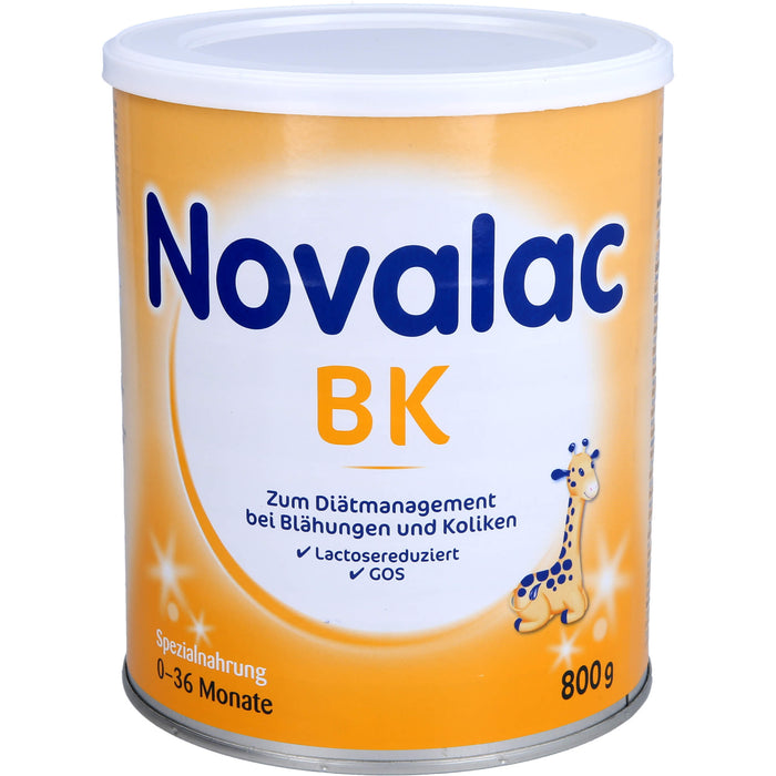 Novalac BK Säuglings-Spezialnahrung von Geburt an bei Blähungen & Koliken, 800 g Pulver