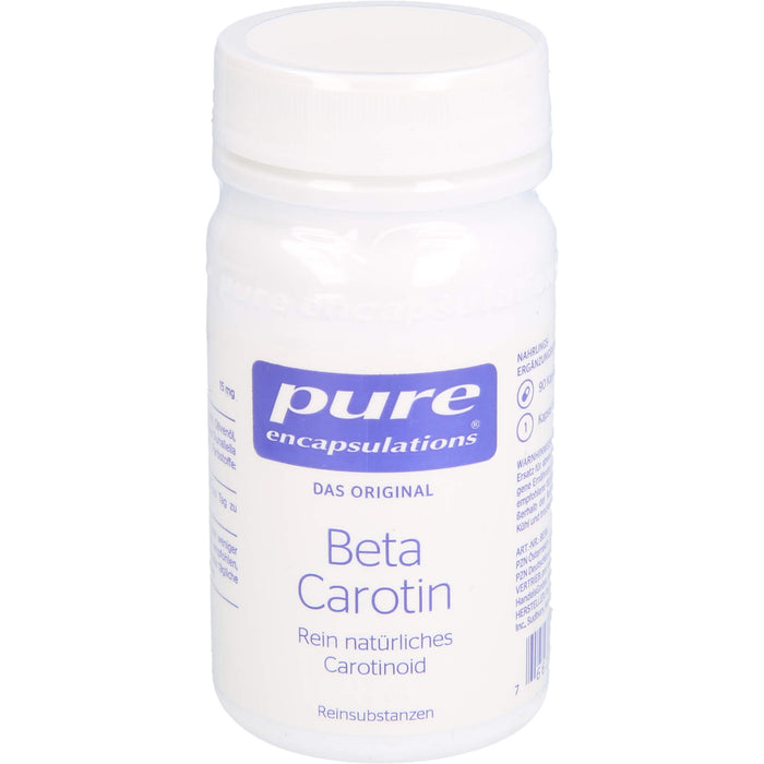Pure Encapsulations Beta Carotin Kapseln, 90 St. Kapseln
