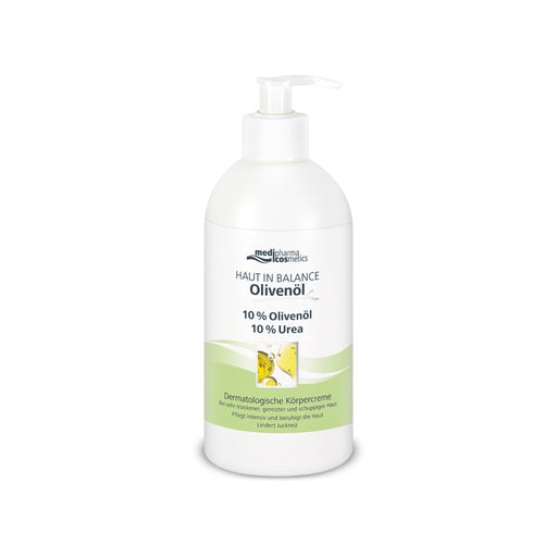Medipharma Cosmetics Haut in Balance Olivenöl Dermatologische Körpercreme 10 %, 500 ml Creme