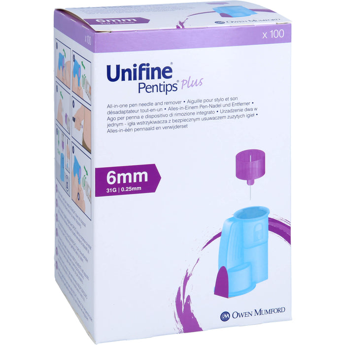 Unifine Pentips Plus 6mm 31G, 100 St KAN