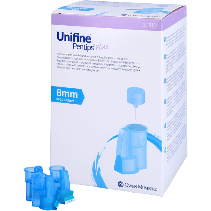 Unifine Pentips Plus 8mm 31G, 100 St KAN
