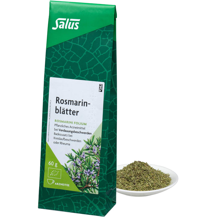 Salus Rosmarinblätter Rosmarini folium bei Verdauungsbeschwerden, 60 g Tee