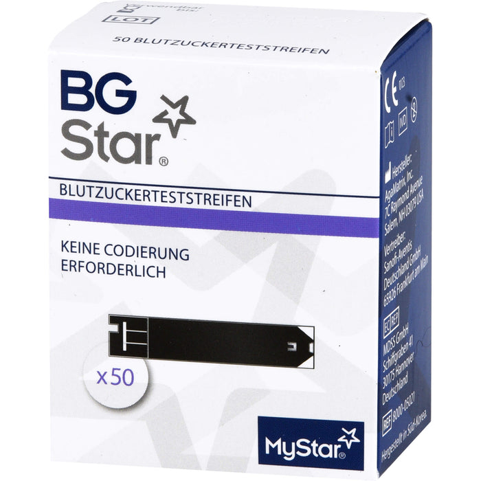BG Star© Teststreifen, 50 St. Teststreifen
