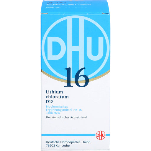 DHU Schüßler-Salz Nr. 16 Lithium chloratum D12 Tabletten, 420 St. Tabletten