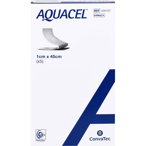 Aquacel Tamponade m.Verstärkungsfasern 1cmx45cm, 5 St TPO
